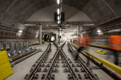 The tunnel under the reconstruction